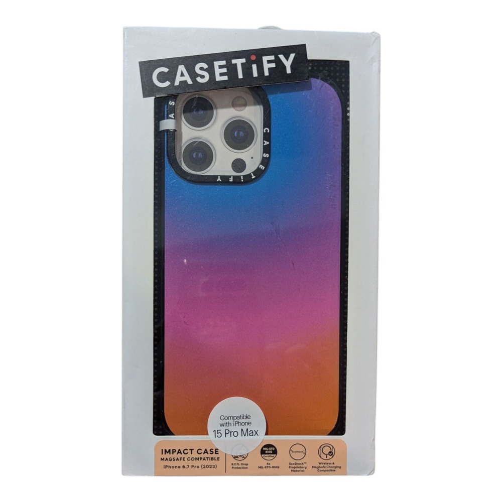 E8. CASETiFY Impact Case W/Magsafe For‎ Apple iPhone 15 PRO MAX - Color Cloud
